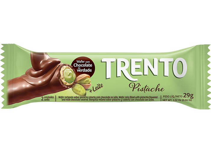 CHOC TRENTO 29G C/RECH PISTACHE UN