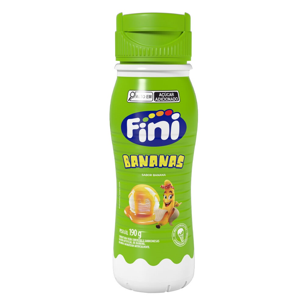 COBERTURA FINI P/SORVETE BANANA 190G
