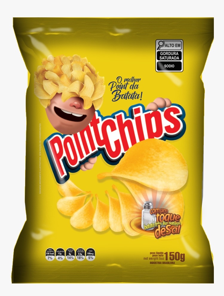 BATATA POINTCHIPS 150G LISA NATURAL
