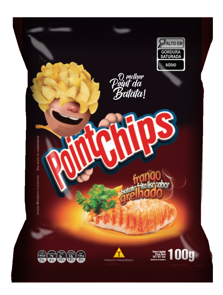 BATATA POINTCHIPS 100G FRANGO GRELHADO