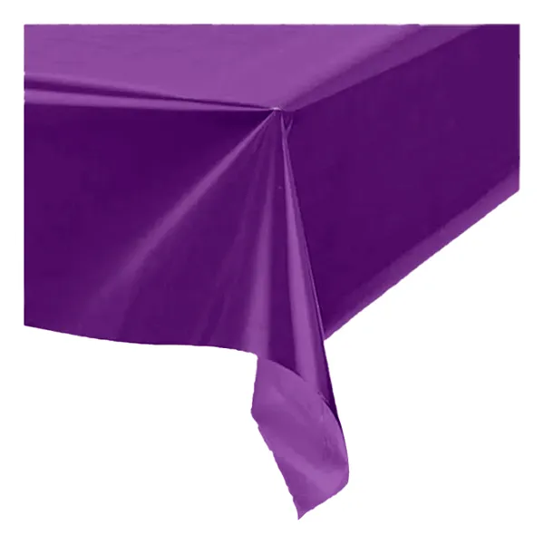 TOALHA MESA PEL PLAST POLI ROXA C/10