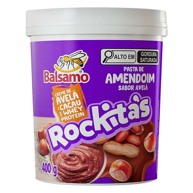 PASTA AMENDOIM ROCKITAS BALSA AVELA 400G