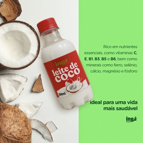 Leite de Coco Ingá 200ml