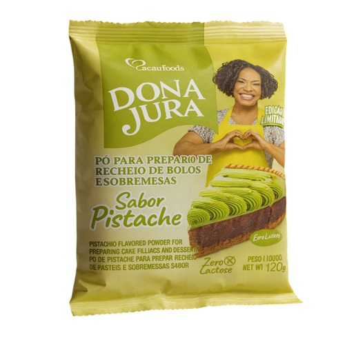 PO CACAU FOODS P/RECHEIO PISTACHE 120G