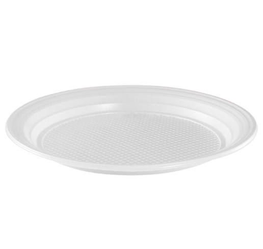 PRATO PLASTICO RASO FONPLAST 21CM C/10