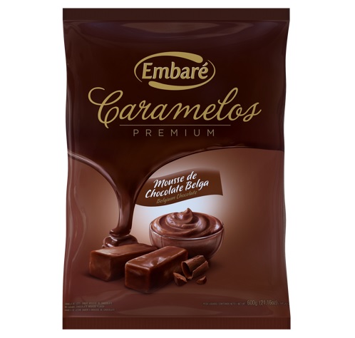 CARAMELO EMBARE MOUSSE CHOC BELGA 600G
