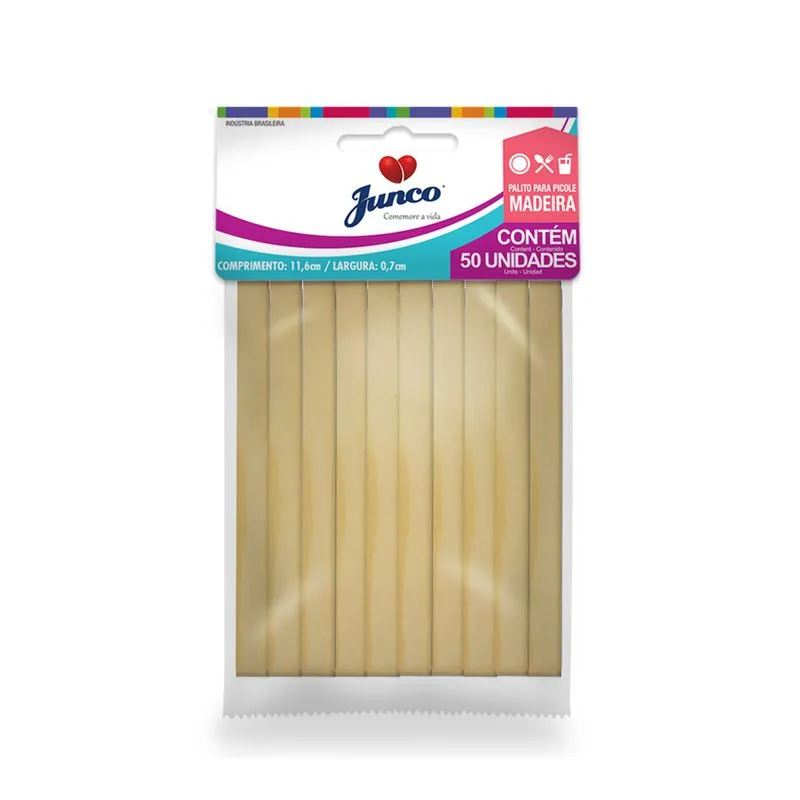 PALITO P/PICOLE JUNCO KV C/50