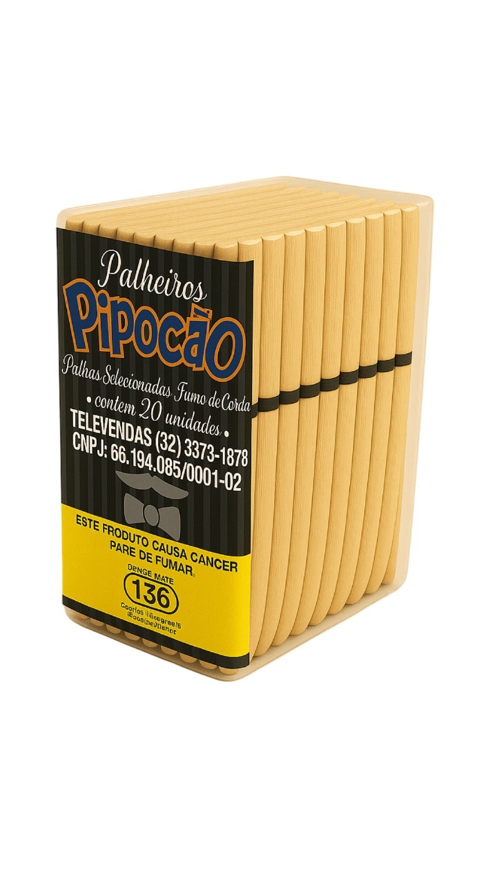 CIGARRO DE PALHA PIPOCAO C/10X20UN