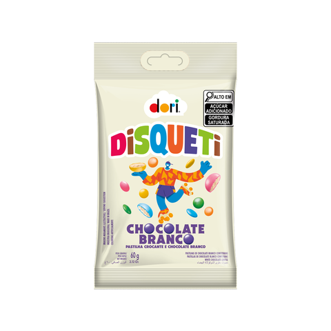 DISQUETI DORI CHOC BRANCO 60G