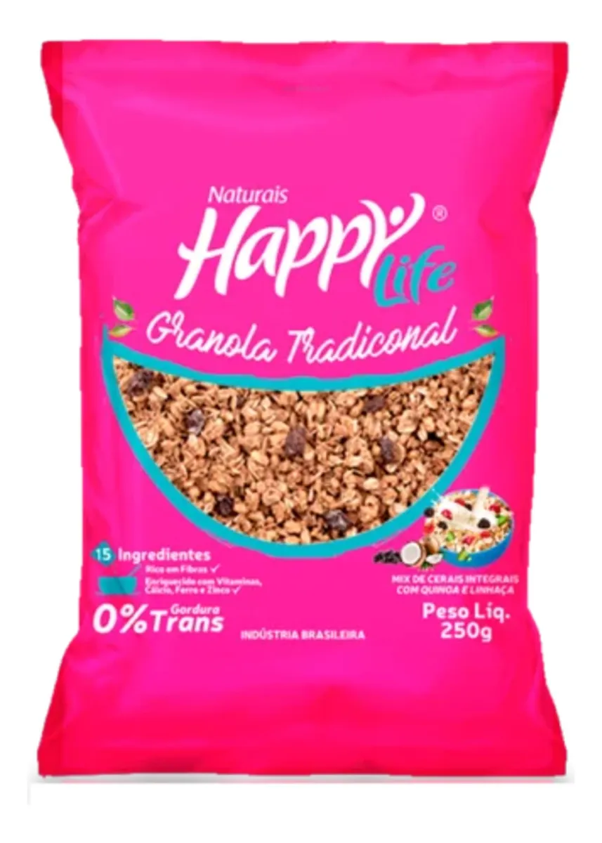GRANOLA HAPPY LIFE TRADICIONAL 250G