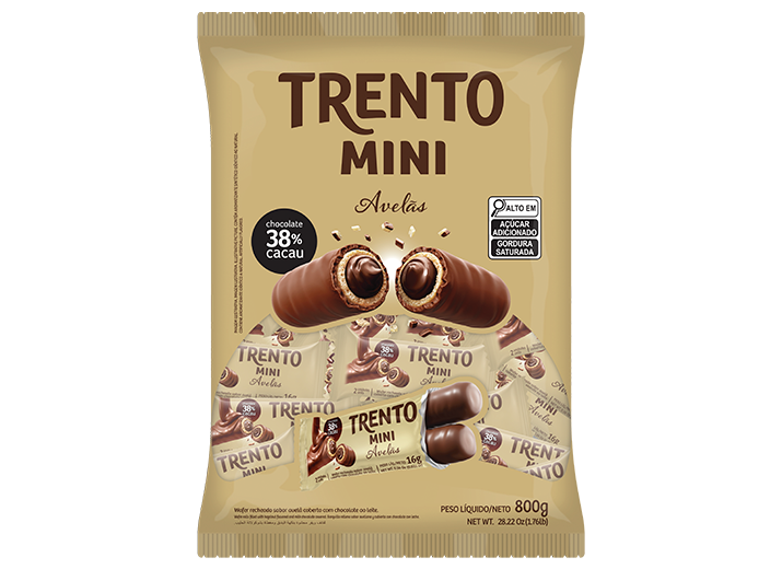 CHOC TRENTO MINI PCT C/50 AVELA
