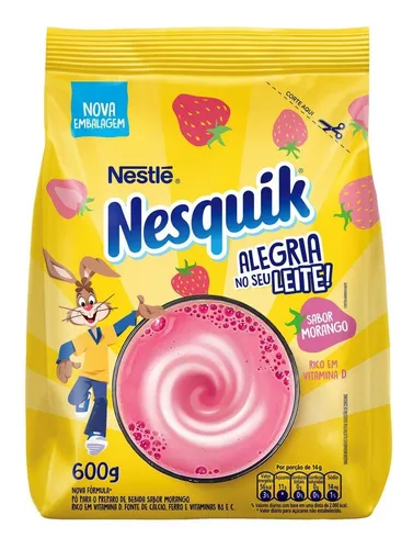NESQUIK NESTLE MORANGO 600G