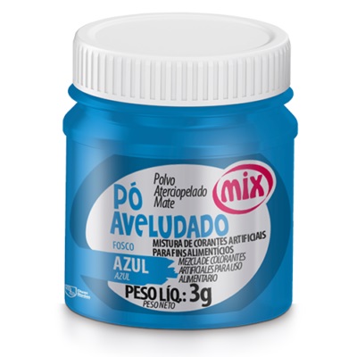 CORANTE MIX PO AZUL FOSCO AVELUDADO 3G