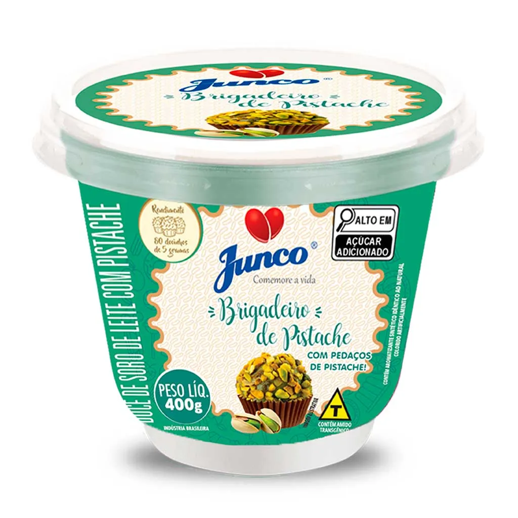 DOCE JUNCO BRIGADEIRO PISTACHE 400G