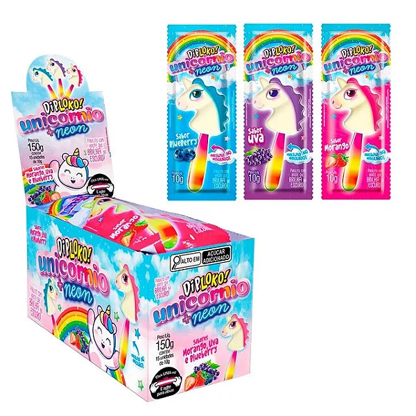 PIR DIP LOKO MONSTERS NEON UNICORNIO 10G