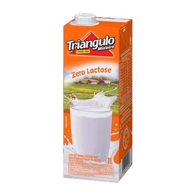 LEITE UHT ZERO LACTOSE TRIANGULO 1L