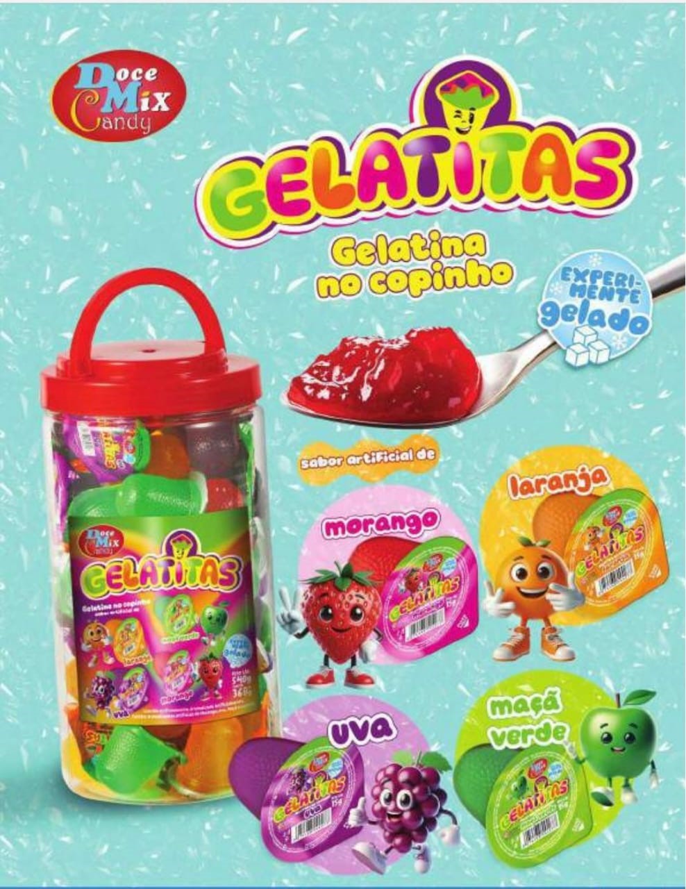 GELATINA GELATITAS DOCE MIX 15G