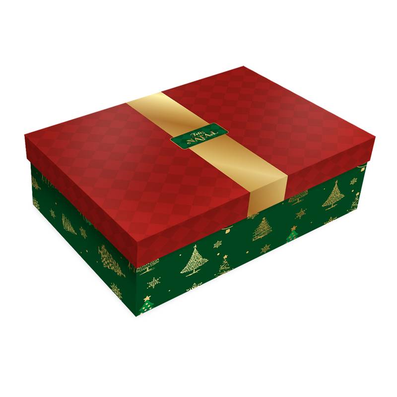COLONISTA × NATAL DESIGN CONPE10mini CAIXA PRESEN REGINA C/TPA 27X21X10 NATAL | Pipocão