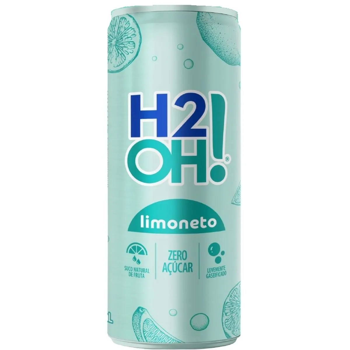 H2OH LIMONETO C/GAS SLEEK LATA 350ML