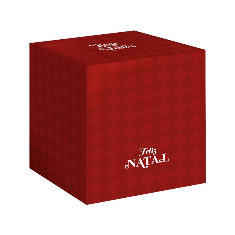 CAIXA P/PANETTONE REGINA NATAL VERMELHO