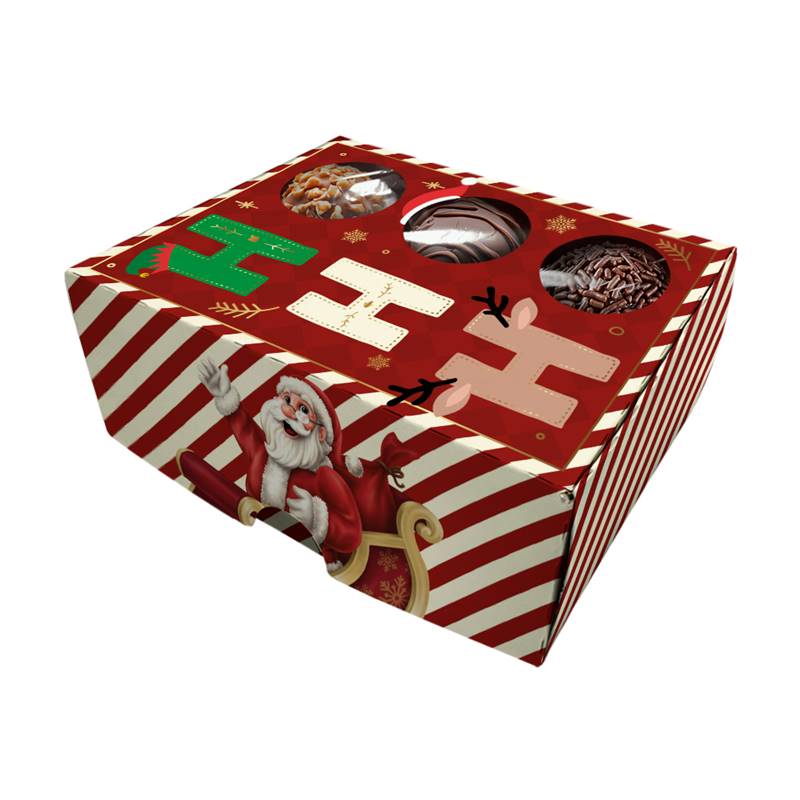CAIXA P/6 DOCES REGINA HOHOHO NATAL CLAS