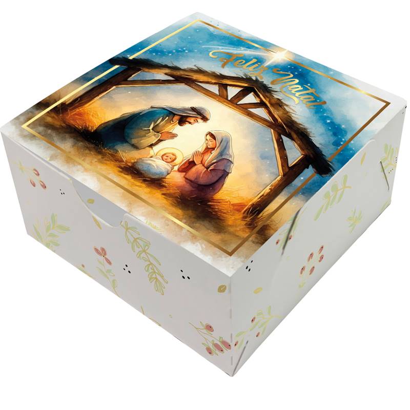 CAIXA P/4 DOCES REGINA NATAL ESPERANCA
