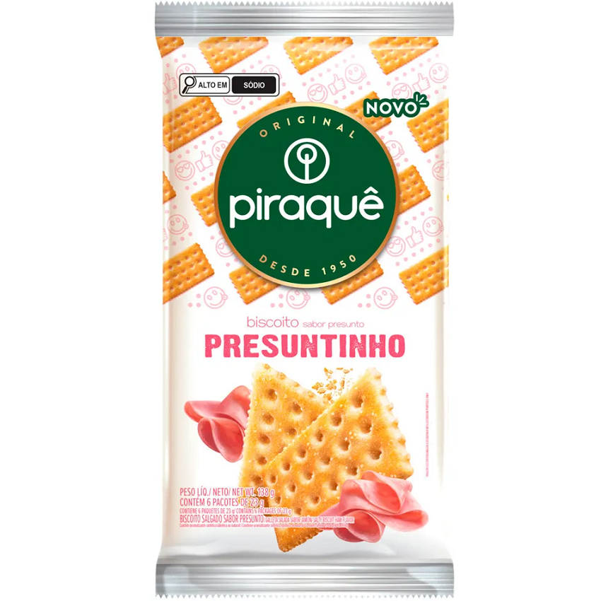 BISC SALG PIRAQUE PRESUNTINHO 138G