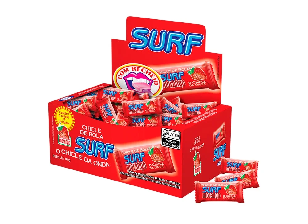 CHICLE DANNY SURF MORANGO C/50