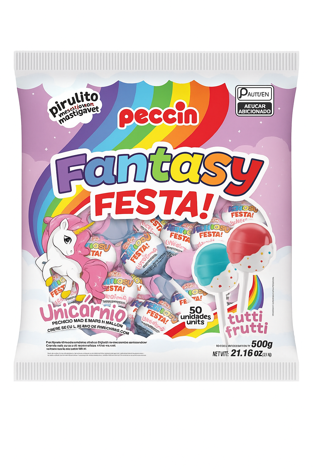 PIR PECCIN FESTA FANTASY UNICORNIO C/50