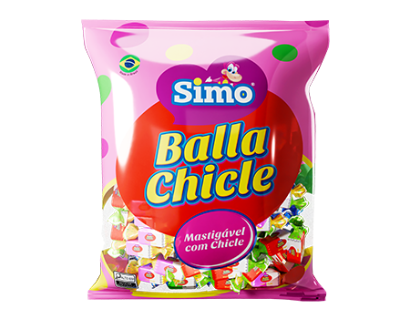BALA SIMONETTO CHICLE MAST 450G C/100