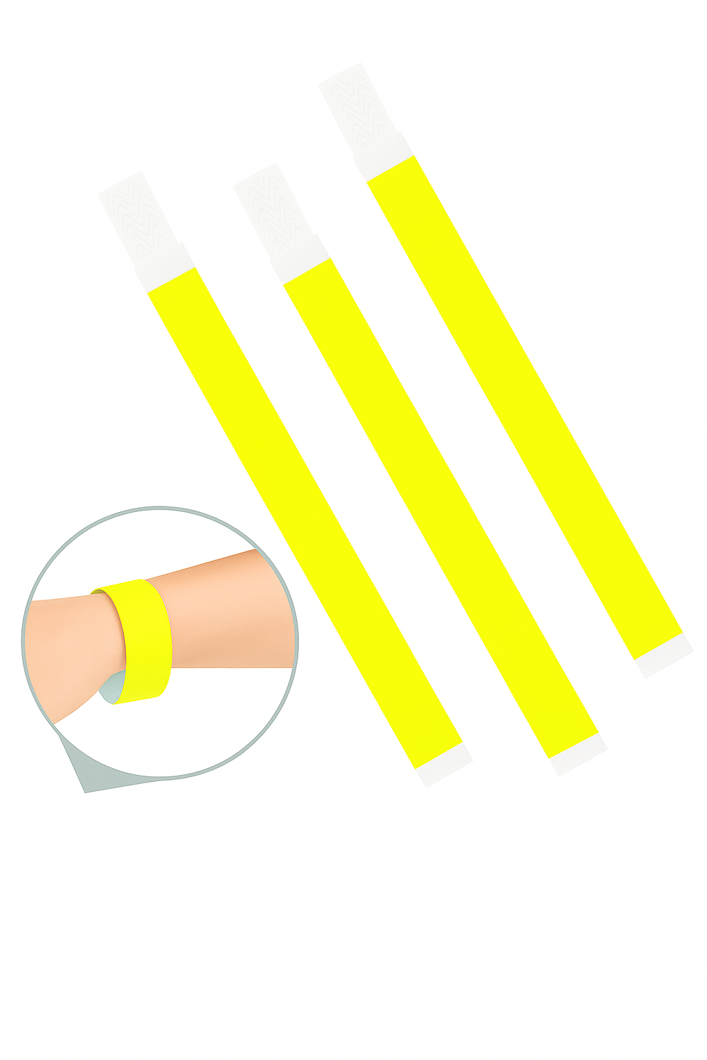 PULSEIRA NEON SILVER EVENTO AMARELO C/40