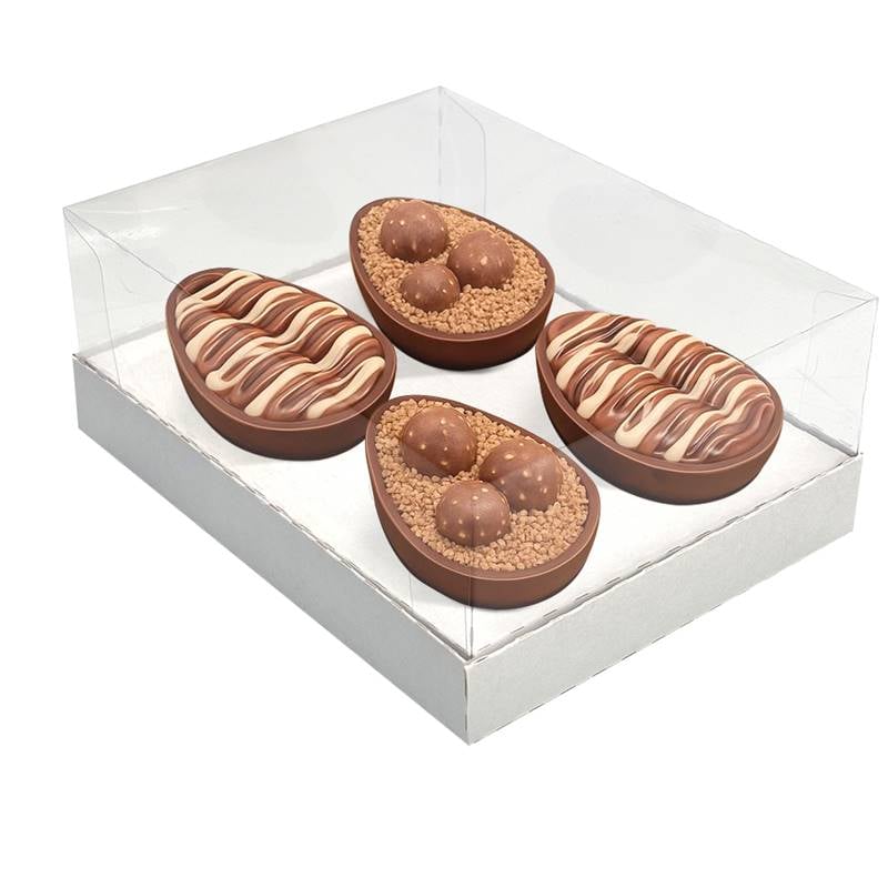 CAIXA P/4 OVOS PASCOA REGINA ATE 50G BCA