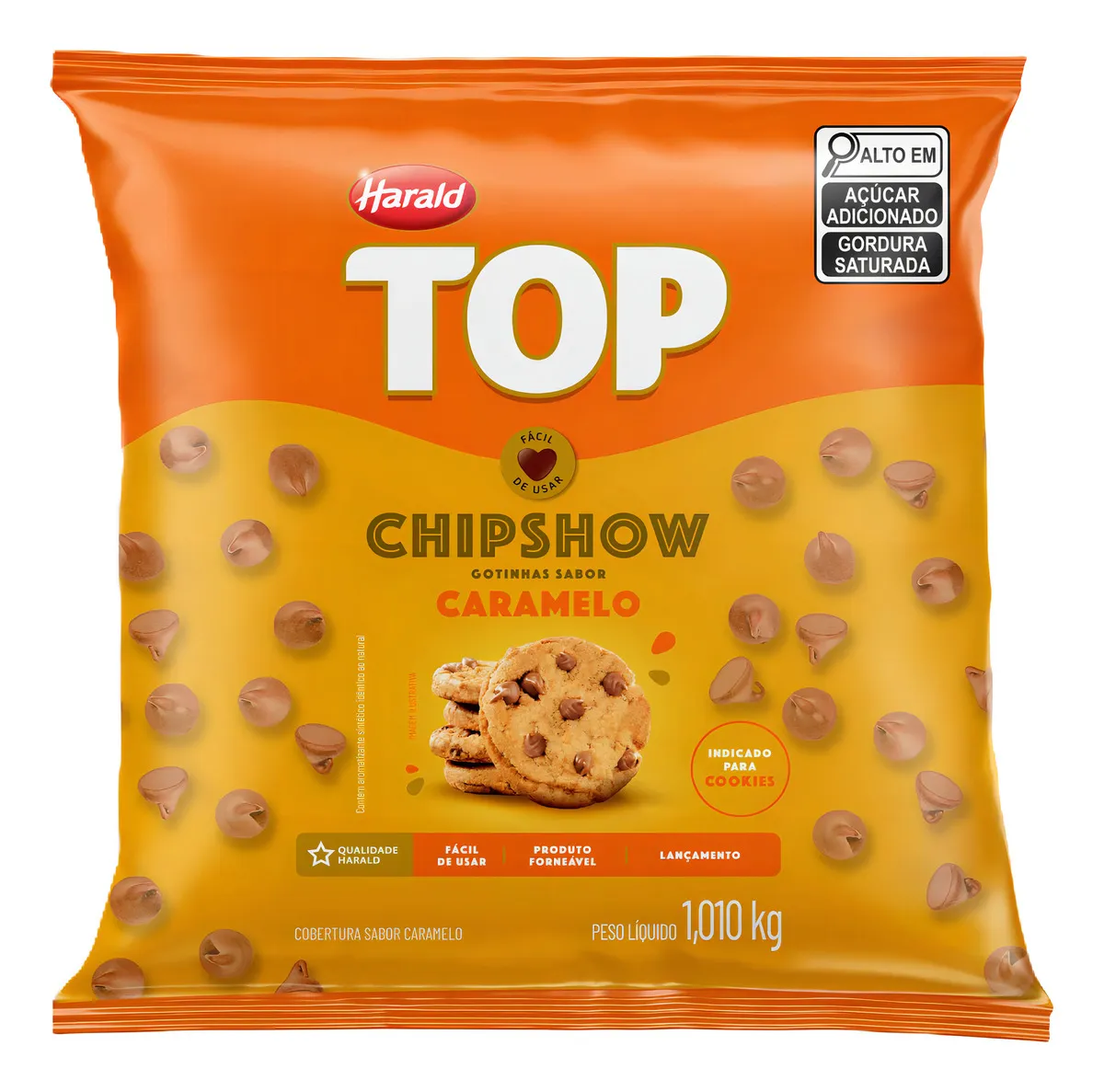 CHOC GOTA HARALD CHIPSHOW CARAME 1,010KG