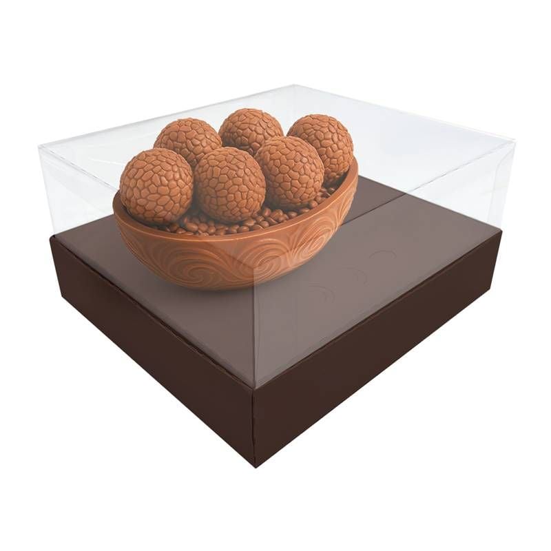 CAIXA OVO PASCOA REGINA 250A500G MARROM