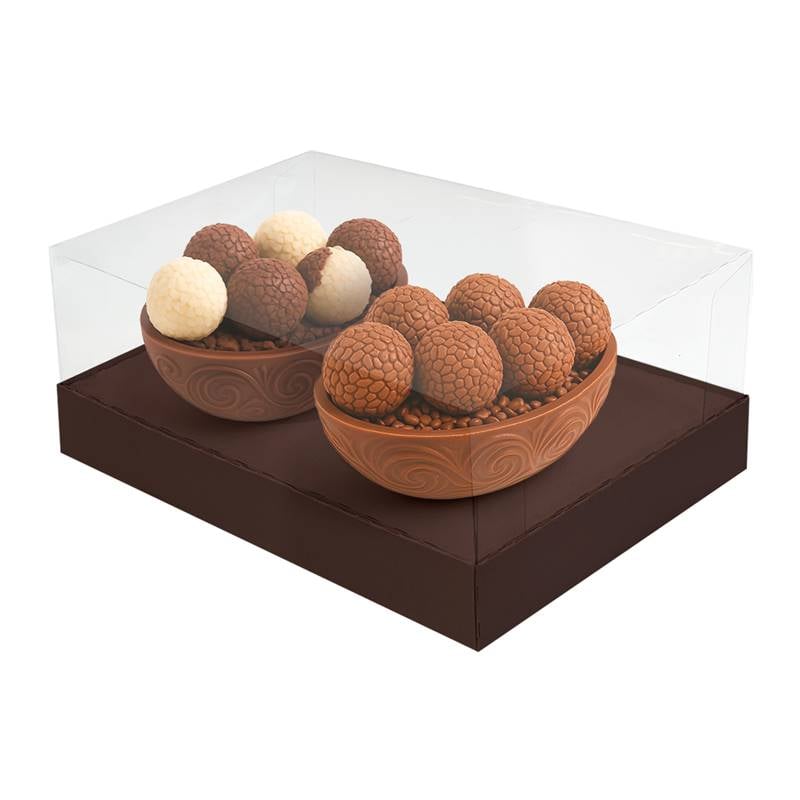 CAIXA P/2 OVOS PASCOA REGINA ATE 50G MAR