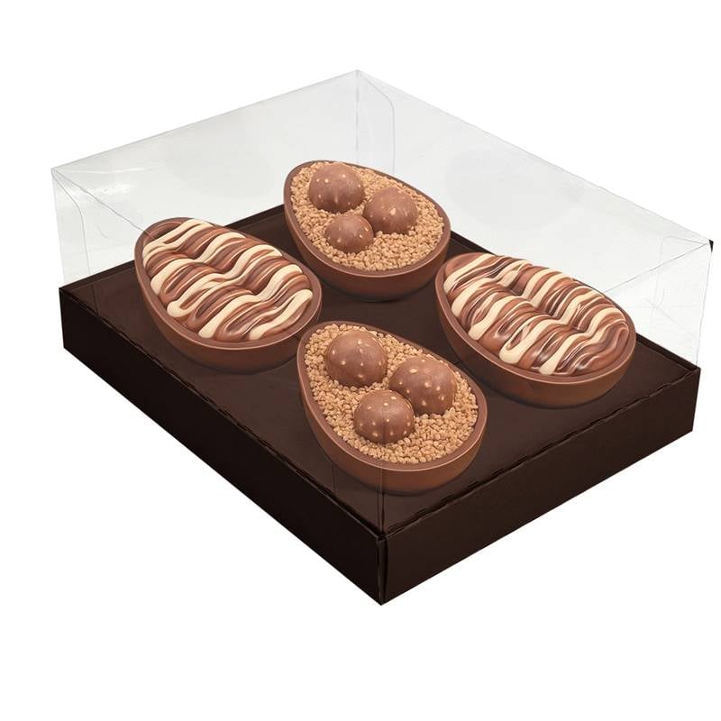 CAIXA P/4 OVOS PASCOA REGINA ATE 50G MAR