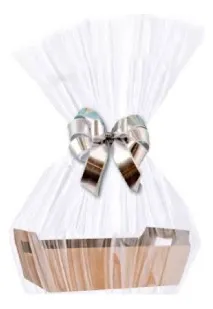 SACO P/CESTAS FALU 60CMX75CM INCOLOR UN