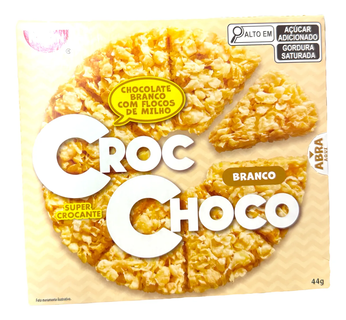 CHOC CROC CHOCO NISSIN FLOCOS BRANCO 44G