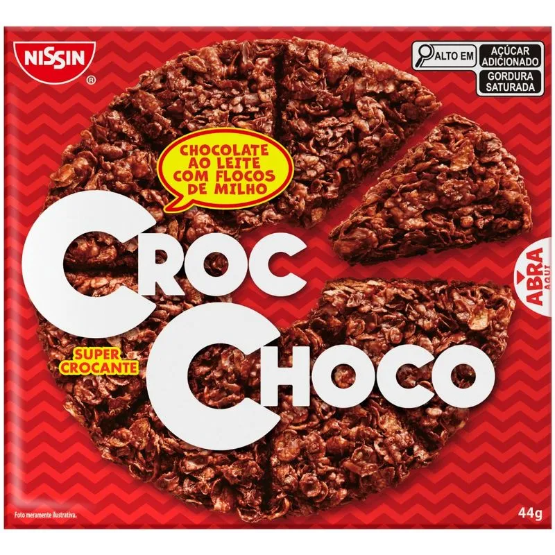 CHOC CROC CHOCO NISSIN FLOC AO LEITE 44G