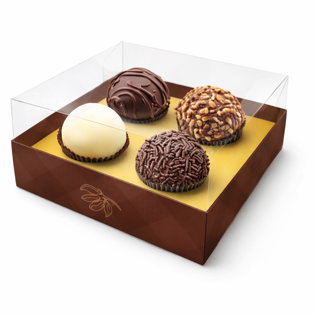 CAIXA P/ 4 DOCES PASCOA REGINA GOURMET