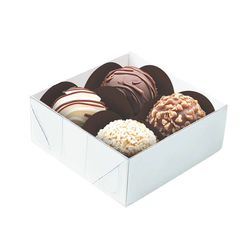 CAIXA P/4 DOCES PASCOA REGINA BRANCA