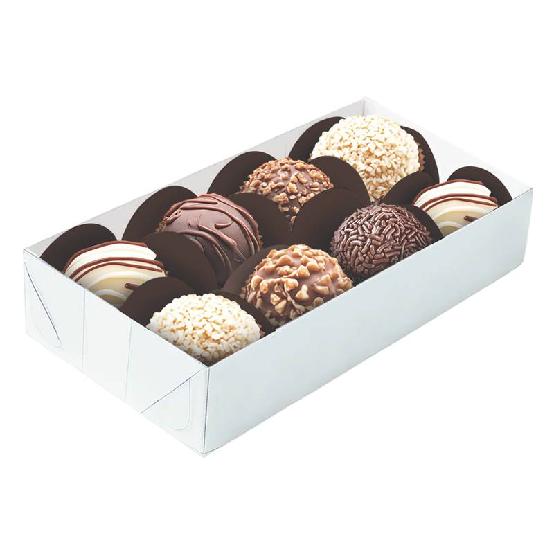 CAIXA P/8 DOCES PASCOA REGINA BRANCA