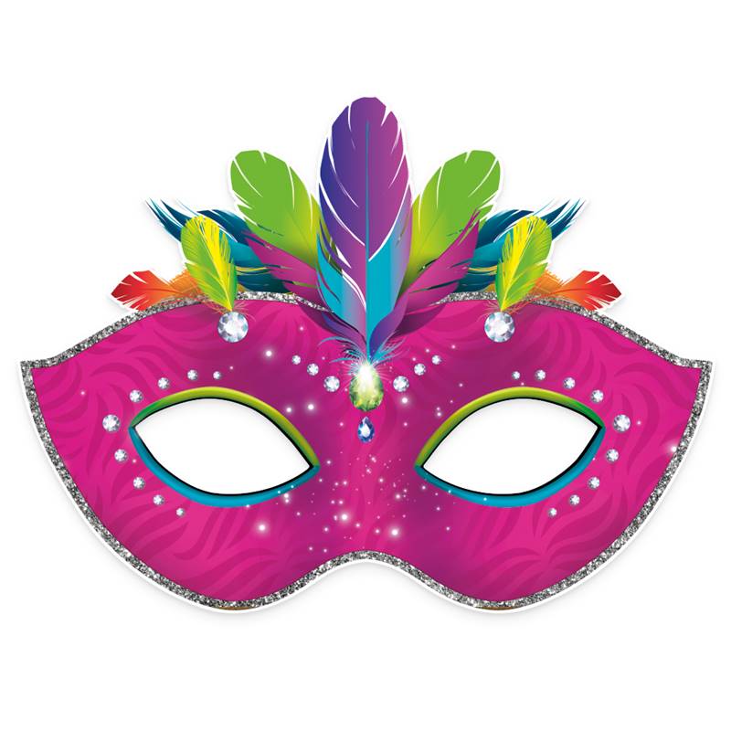 DECOR DE PORTA REGINA MASCARA CARNAVAL