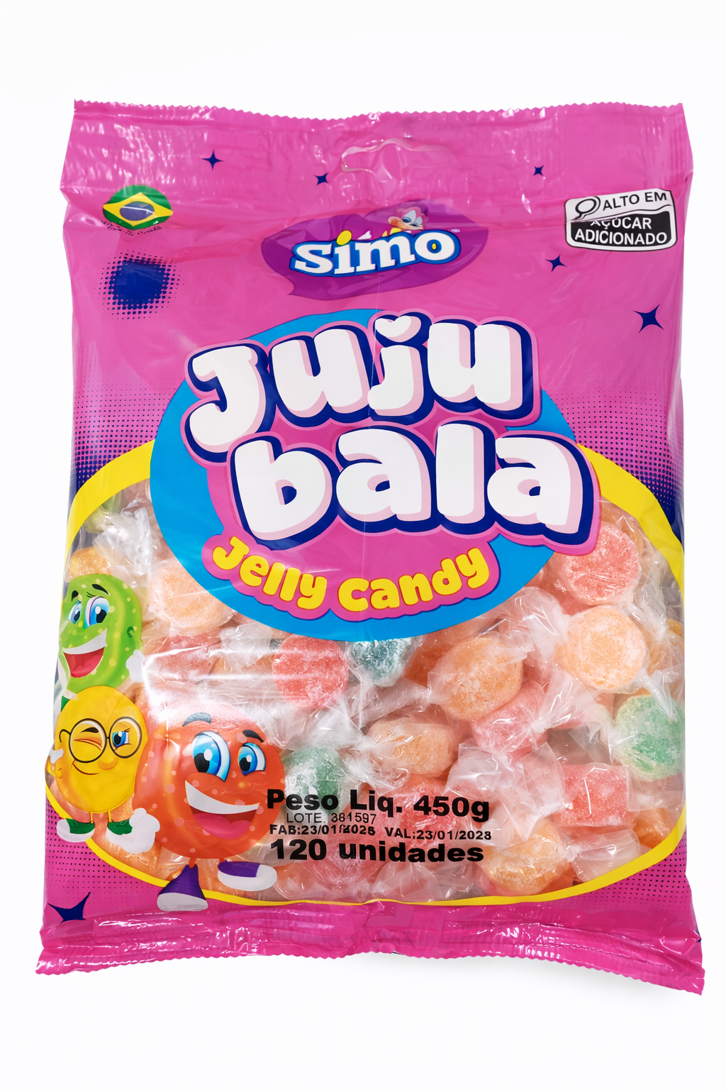 BALA SIMONETTO JUJUBALA 450G C/130