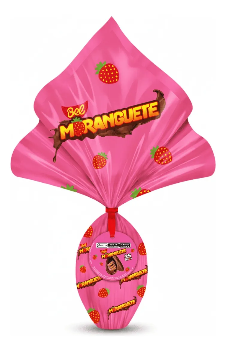 OVO PASCOA BEL MORANGUETE 227G