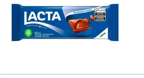 CHOC TABLETE LACTA AO LEITE 50,1G