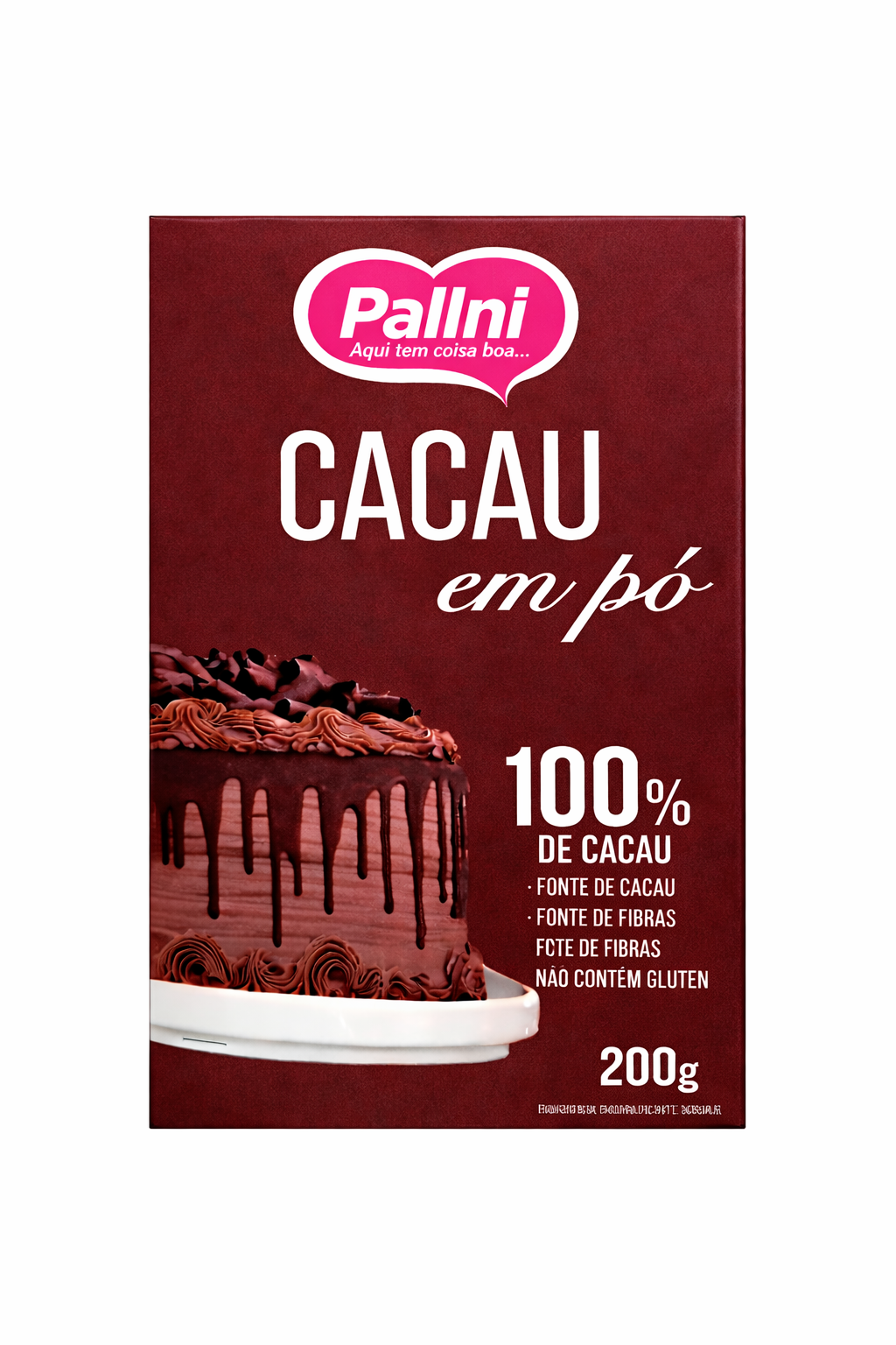 CHOC EM PO PALLNI 100% CACAU CX 200G