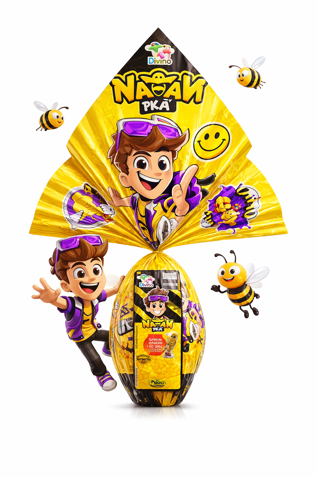 OVO PASCOA DIVINO NATAM AO LEITE 120G