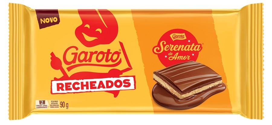 CHOC TABLETE GAROTO 90G RECH SERENATA AM