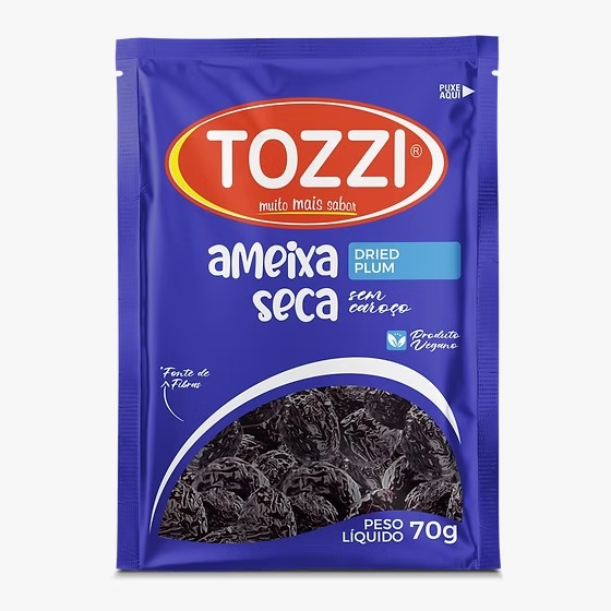 AMEIXA SECA SEM CAROCO TOZZI 70G